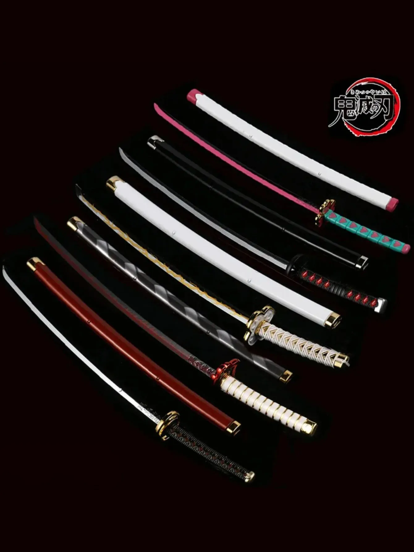 

Kimetsu No Yaiba Sword Katana Anime Sword Katana Japonesa Samurai Knife Cosplay Prop Weapon Cosplay Props Collection Toy Swords