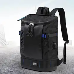 New Backpacks Fashion Men's Backpacks Laptop Backpack High Capacity Waterproof Multifinonal Versatile Black Travel Backpacks