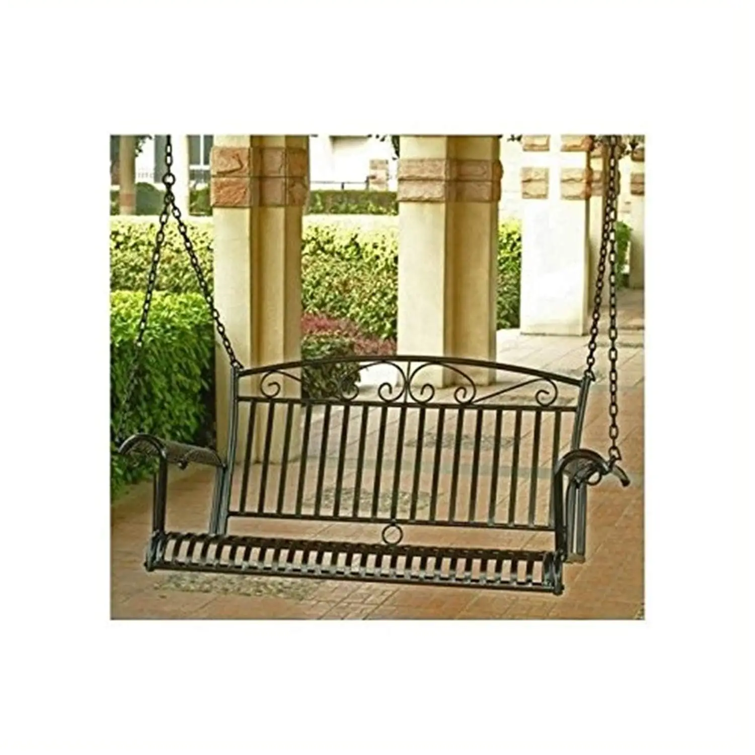 Iron Patio Porch Swing, 37