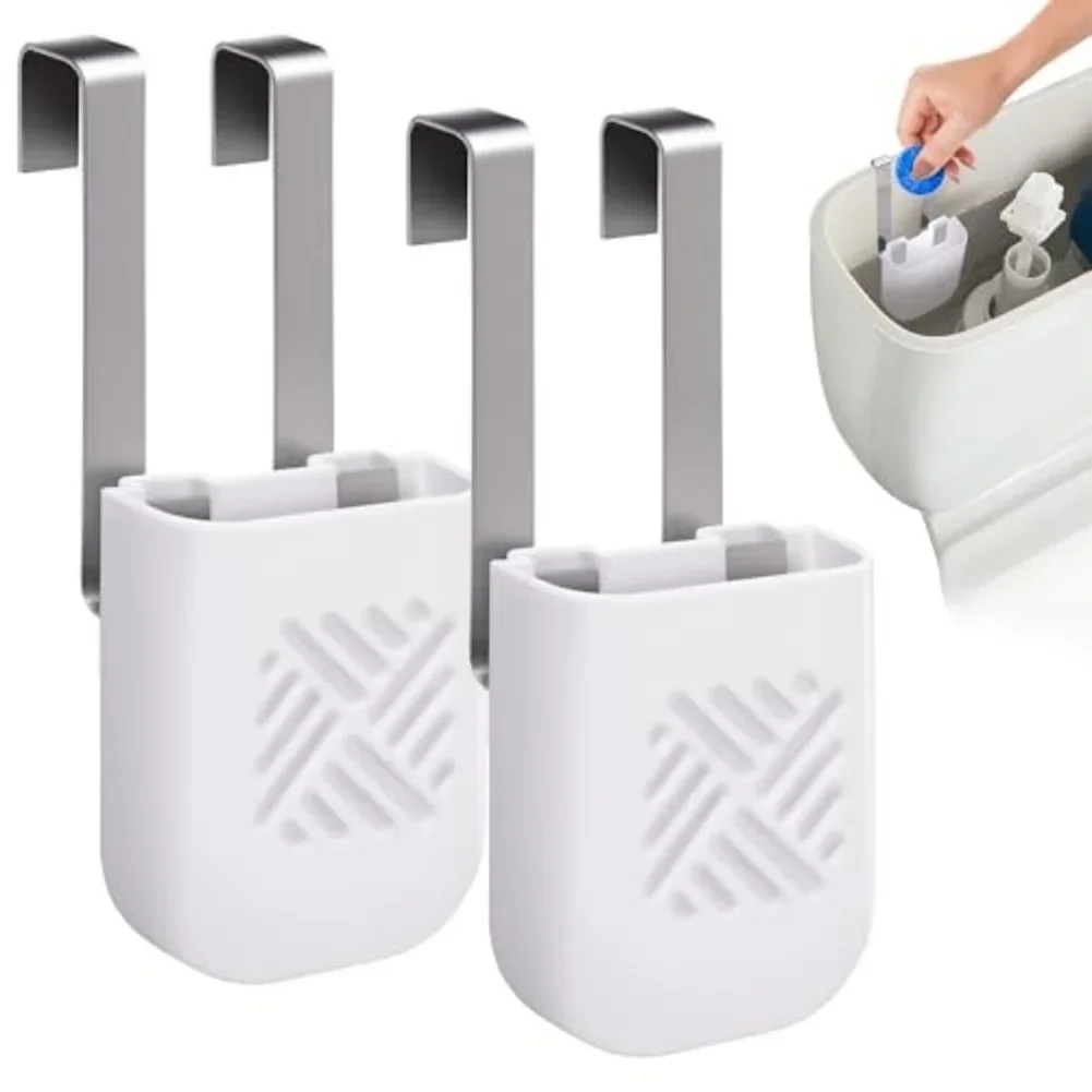 

Toilet Tank Tablet Holder with For Durable Plastic Rust Resistant Hook and Easy Installation for Cleaning Tablets
