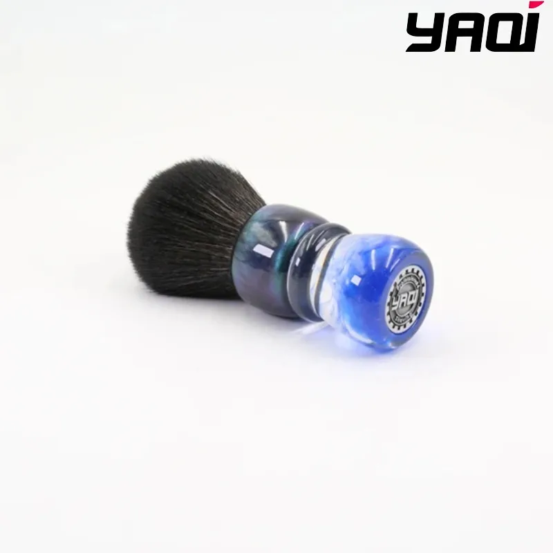 NEW 2026 Flash Sale YAQI OCEAN 28mm Synthetic Hair Resin Handle Men Must Have Wet Shaving Brush