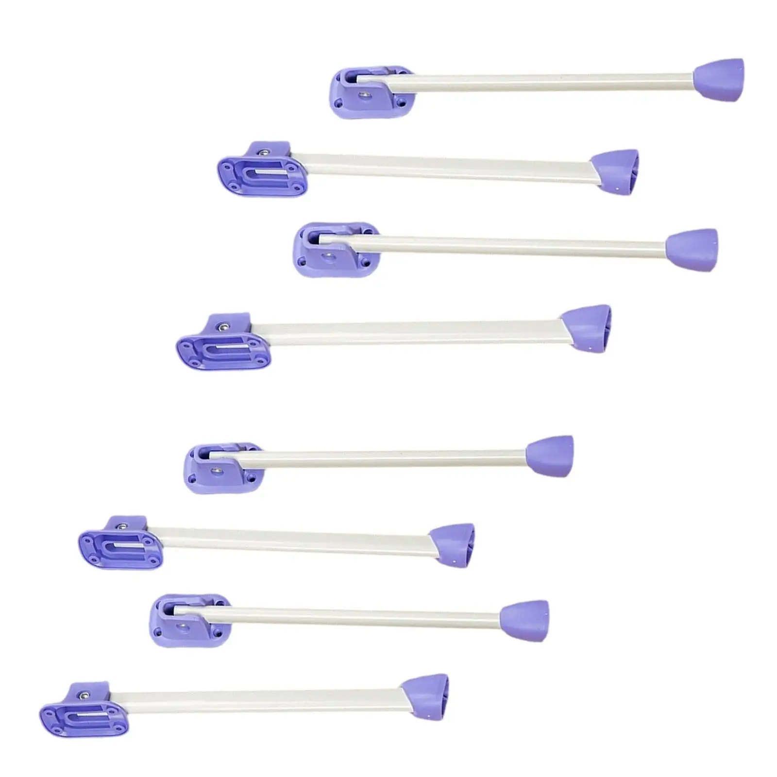 4 Pieces Folding Table Legs Replacement Multipurpose Sturdy Metal Foldable Coffee Table Legs for Office Laptop Desk Camping