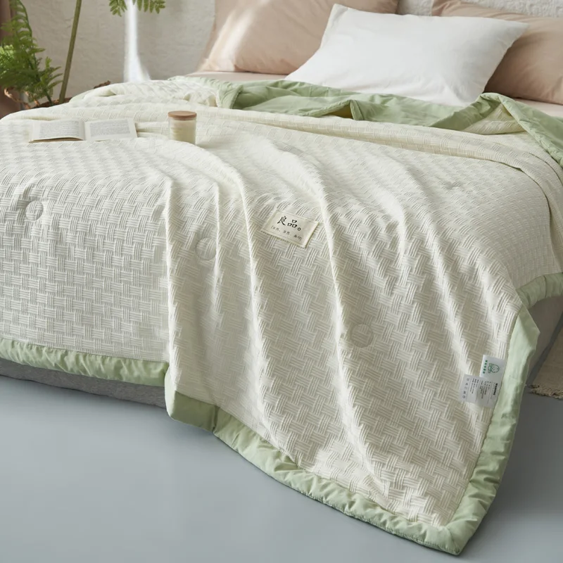 

Односпальная кровать/кровать размера «queen-size»/королевская кровать хорошего качества, жаккардовое мастерство, летнее одеяло из соевого волокна