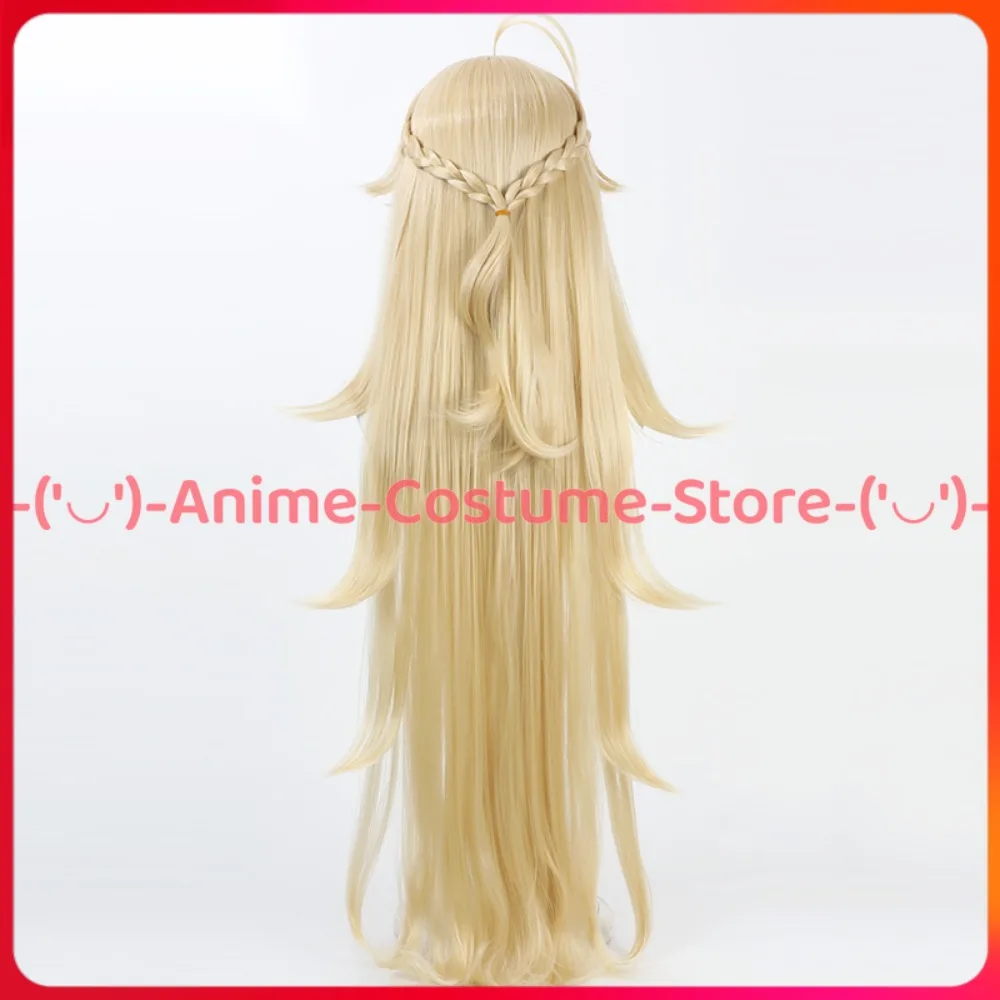 NIJISANJI Kohaku شعر مستعار تأثيري أنيمي لعبة شخصية هالوين كرنفال زي حفلة الباروكات مقاومة للحرارة الشعر الاصطناعية