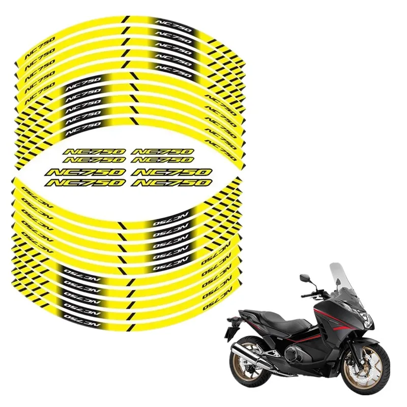 FOR HONDA NC750 NC750S NC750N NC750X Motorcycle Parts Contour Wheel Decoration Decal Sticker - C