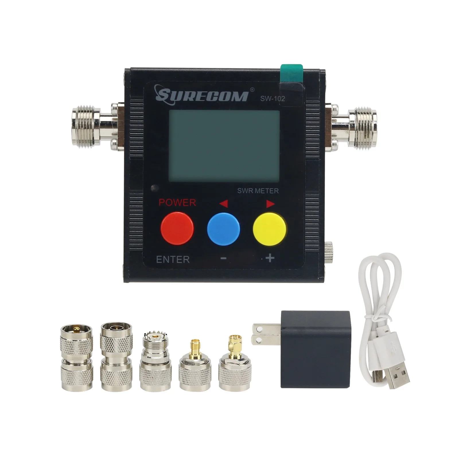 

SW-102 120W 125-525MHz SWR Meter SWR Power Meter w/ Digital Display to Test Car Transceiver Antenna