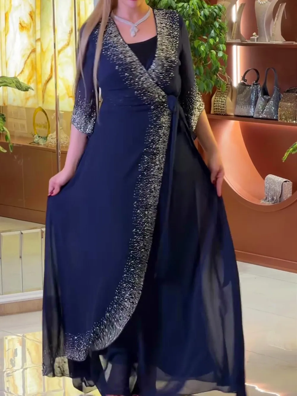 

Ramadan Abaya Dubai Kaftan Muslim Hijab Dress Cardigan African Evening Dresses For Women Kimono Robe Femme Caftan Islam Clothing