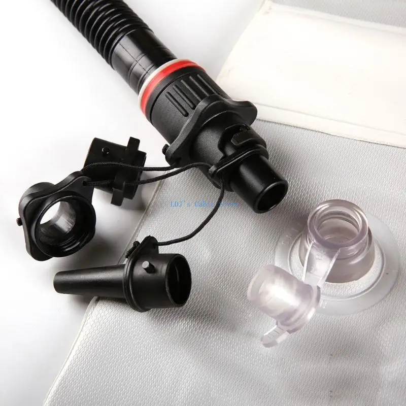 

XXFC Inflatable Boats Air Pumps Converter with 4 Nozzle Air Valves Adaptor Paddleboard Pumps Adapter Pumping Head Connector