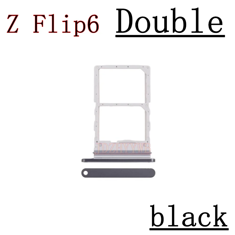 For Samsung Galaxy Z Flip6 F741B F741U F741N F741W Sim Card Reader Holder Dual Single Chip Tray Holder Slot Adapter