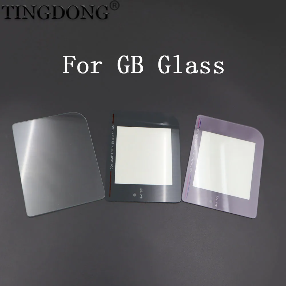 For GB Glass Mirror Play It Loud Dark Protective Screen Lens for Gameboy Classic GB Lens Protector
