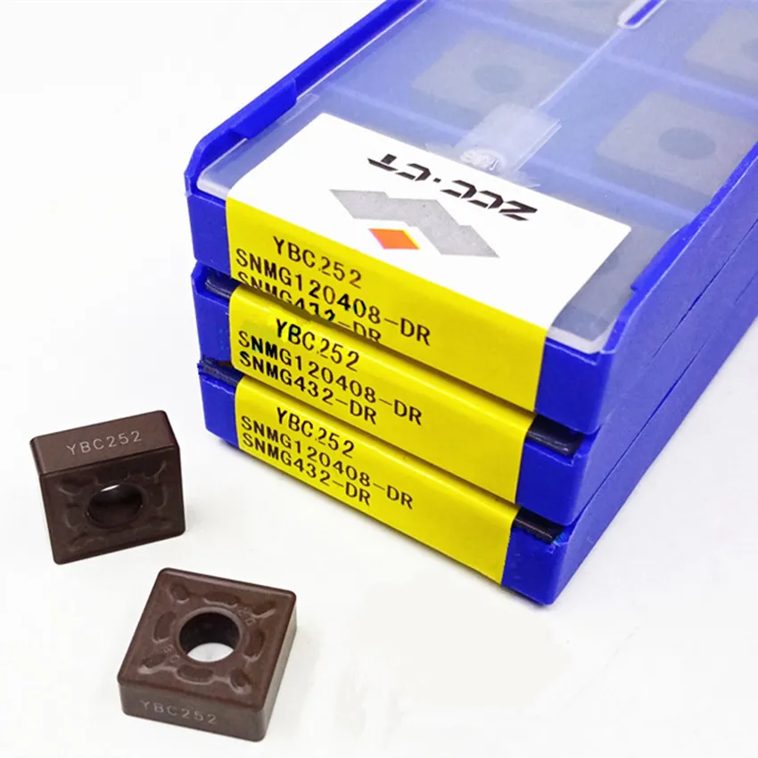 

SNMG120408-DR YBC252/SNMG120412-DR YBC252/SNMG120416-DR YBC252 SNMG432 SNMG433 SNMG434 ZCC.CT CNC carbide inserts For Steel