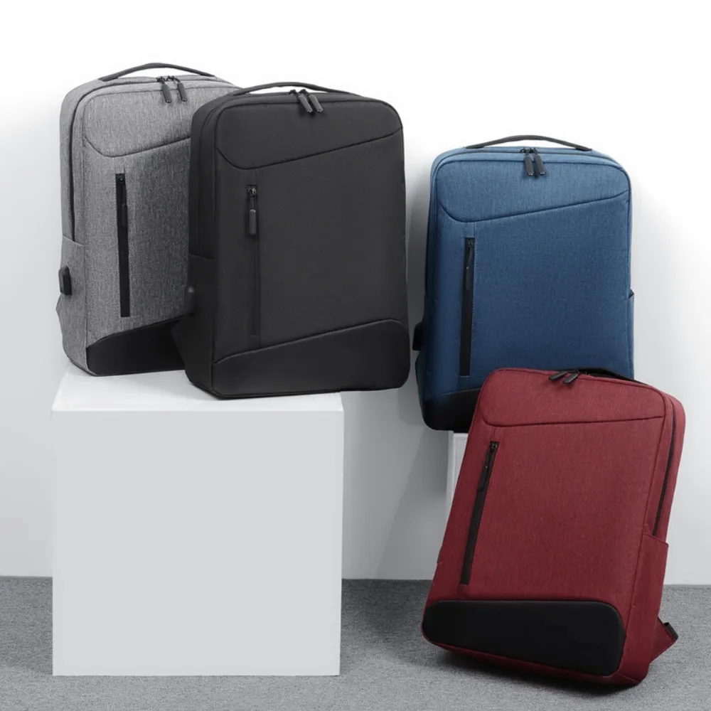 حقيبة ظهر رجال الأعمال غير الرسمية موضة الراقية مقاوم للماء حقائب ظهر للكمبيوتر سعة كبيرة حقيبة مدرسية من قماش أكسفورد للرجال