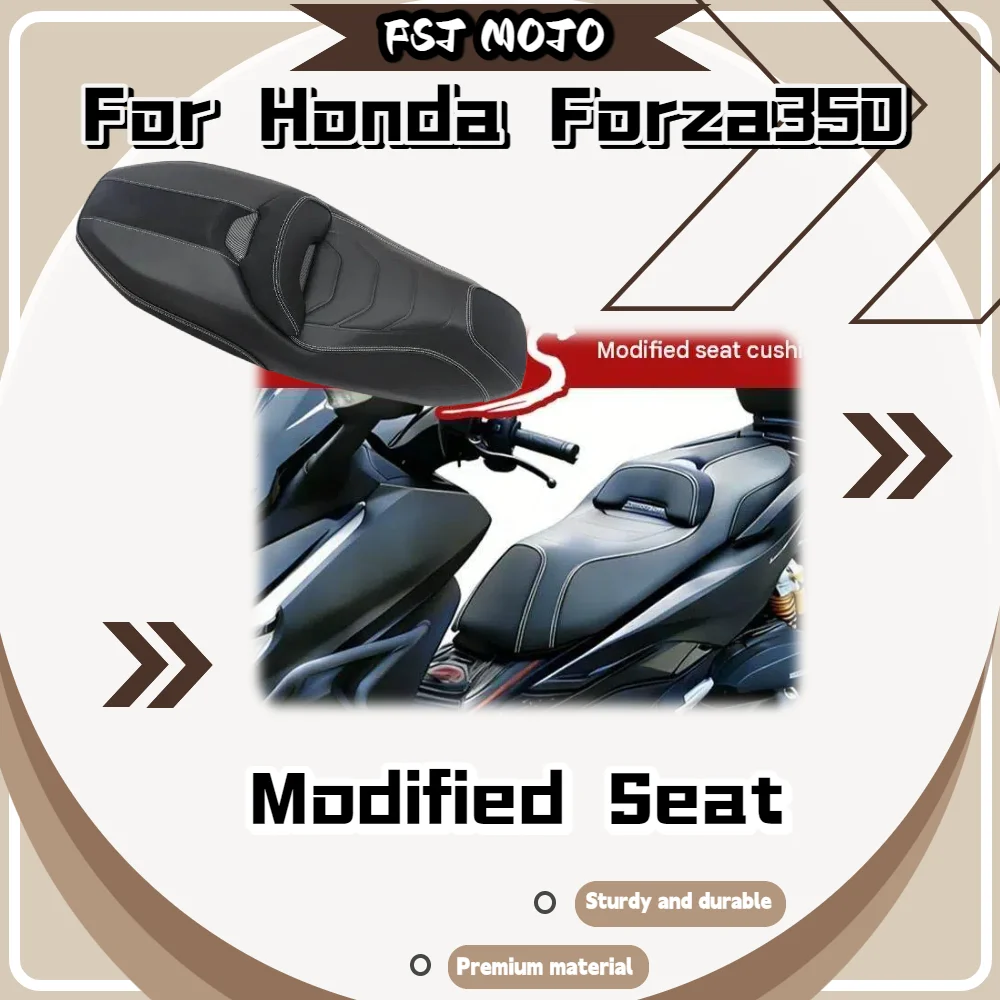 For Honda Forza350 Regular Version Upgraded Saddle Assembly Fatigue‑Relief Lumbar Cushion Mod Accessories