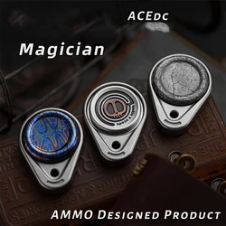 1PC Devil's Milk Cap Stainless Steel Push Brand EDC Small Tools Milk Cap Titanium Alloy Poppa Coin Decompression Toy