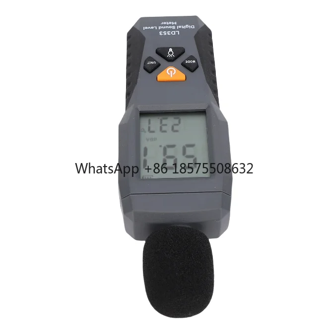 LD353 Sound Level Meter Digital Decibel Meter 30-130dB with Backlight A-Weighted Noise Detector Handheld Portable DB Meter