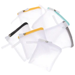 Foldable Portable Zipper Closure Portable Mini Mesh Bags Storage Bags Washing Bags Laundry Bag Set