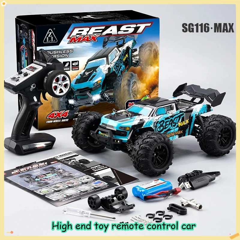 

NEW SG116 MAX1:16 high-speed drift racing car 80KM/H brushless motor 4WD SG116 Pro 40KM/H remote control car children's gift car