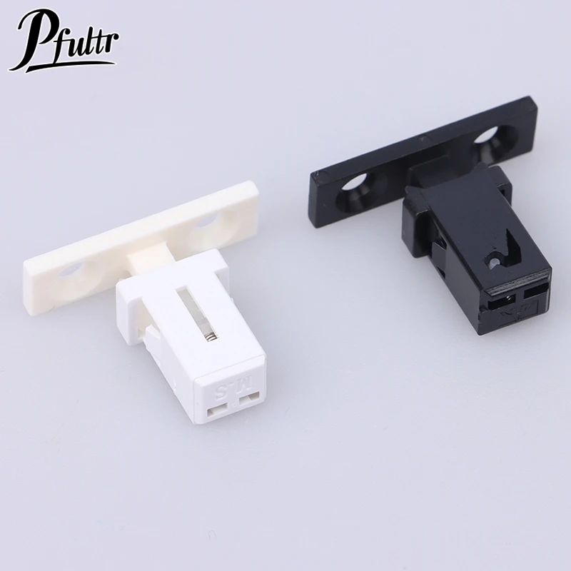 10Pcs Black White PR-001 Small Door Lock Switch Lock For MS Air Conditioner Set Top Box TV EVD DVD Door Cover