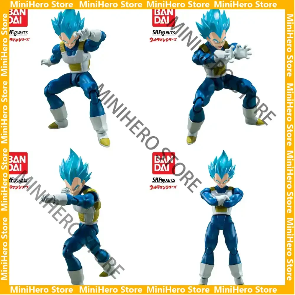 

In Stock Bandai S.H.Figuarts Original Dragon Ball Vegeta IV Action Figure 1/12 PVC Anime Display
