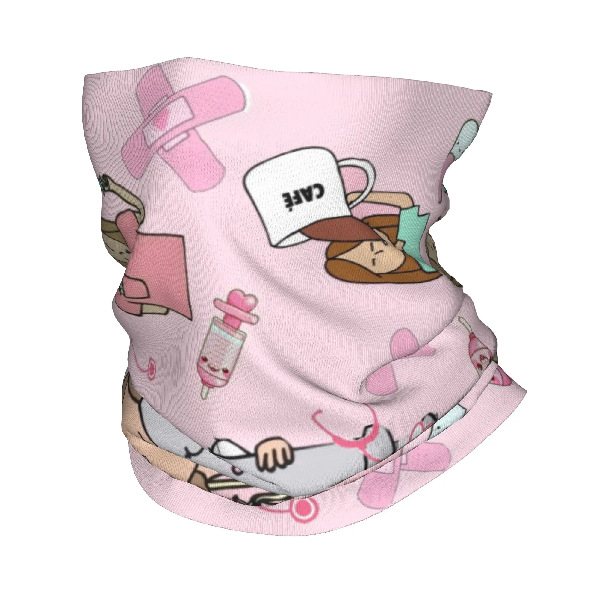 Enfermera En Apuros Doctor Nurse Medicine Neck Gaiter Women Men Windproof Winter  Bandana Scarf for Hiking
