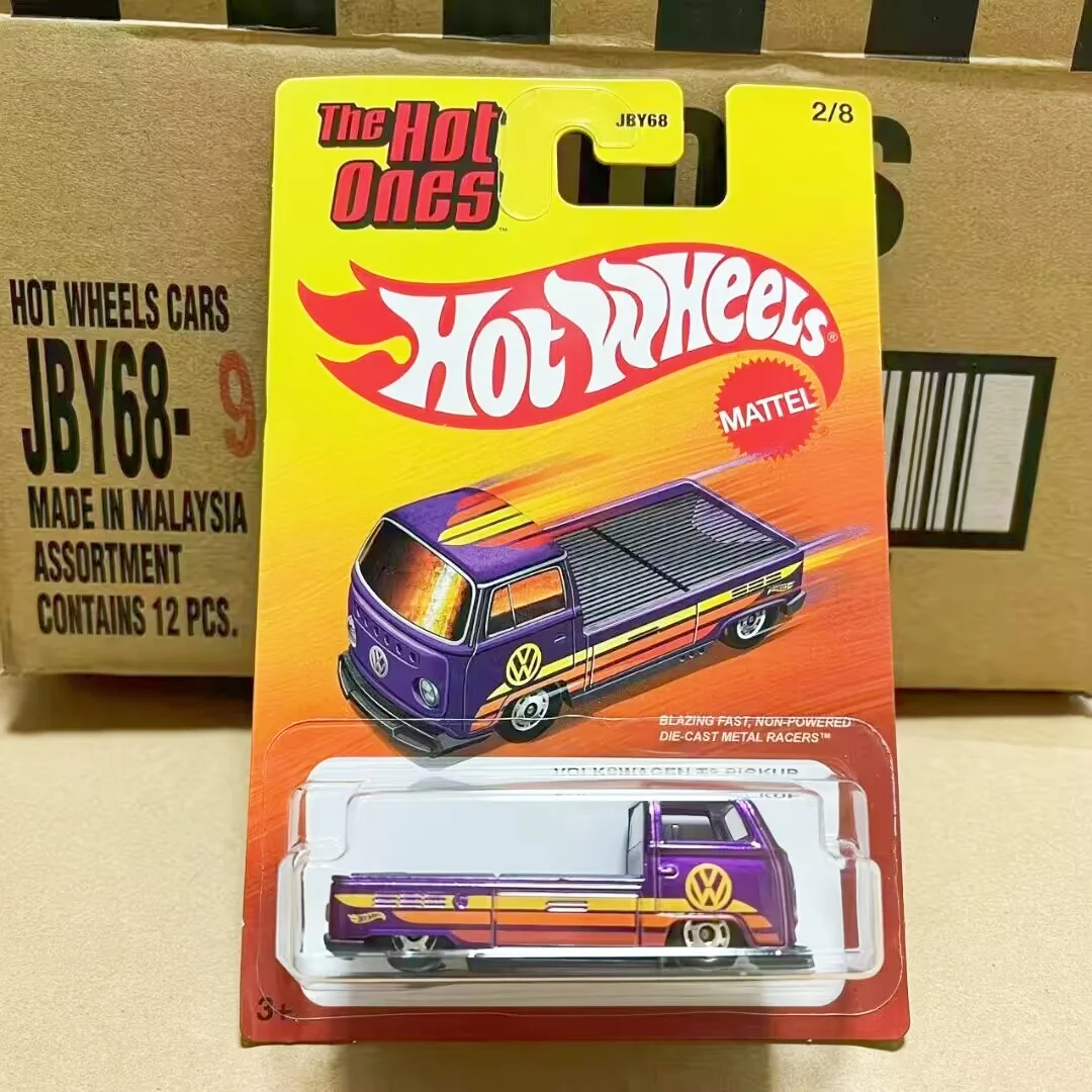 

Литая под давлением модель автомобиля из сплава Hot Wheels JBY68, серия Hot Ones Porsche 917 Bmw M1, Volkswagen T2, пикап, коллекционный автомобиль, подарок