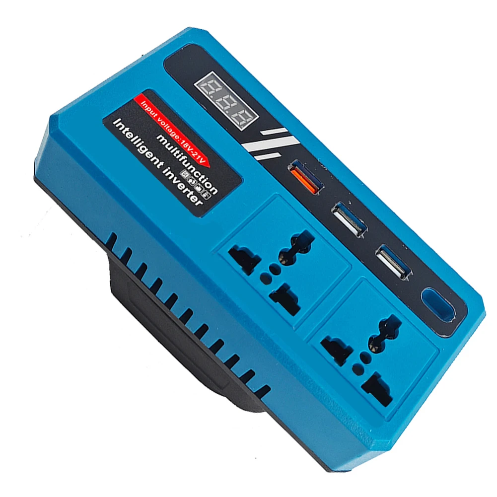 DC To AC 220V Portable Power Inverter, Smart Battery Converter For Car Use And Outdoor Adventures, Lightweight And Compact