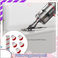 Durable HEPA Filter Roller Brush Replacements For Xiaomi Dreame V9 V9P V10 Handheld Vacuum Cleaner Accessories Part Kits 6 Piece