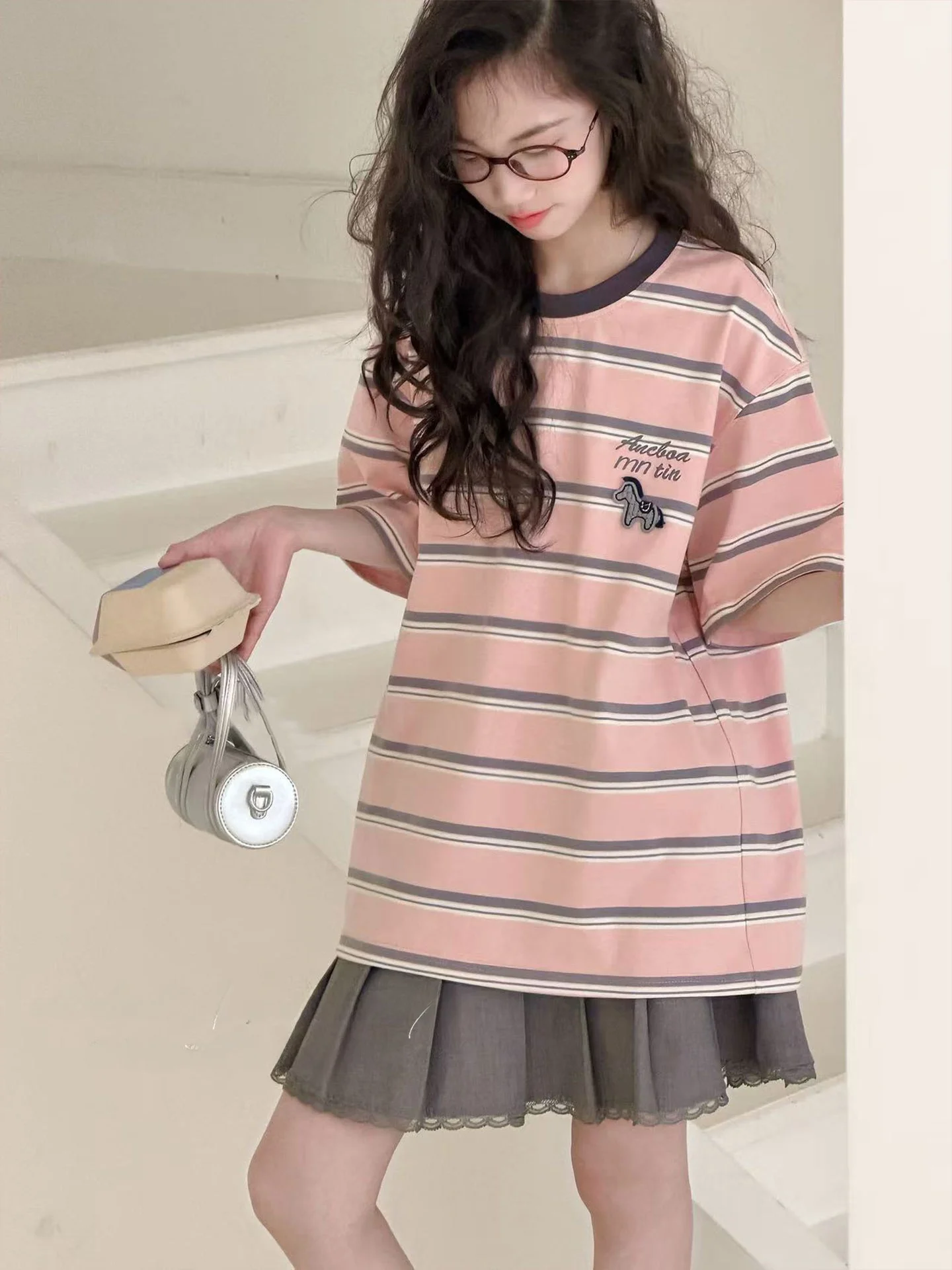 t-shirt-a-maniche-corte-ricamata-stile-coreano-top-a-righe-per-bambine-abbigliamento-estivo-per-bambini-nuovo-arrivo-aiza-basic-brand