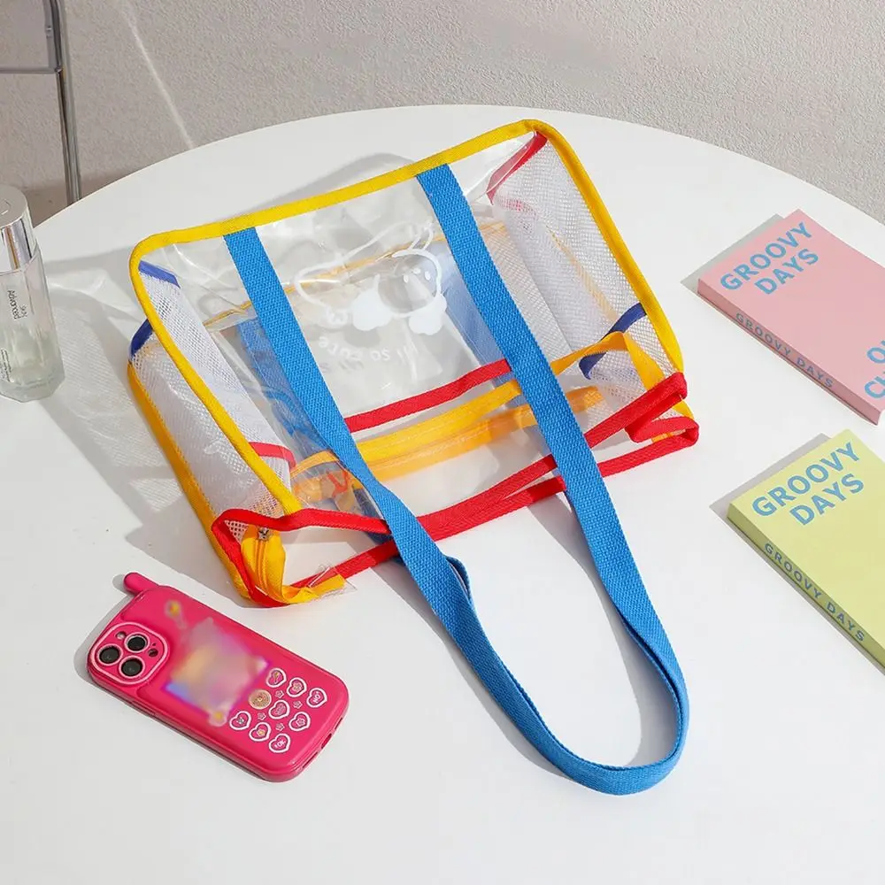 

Outdoor Sports Bag Shoulder Pouch Swimming Fitness Bag Women Handbags Single Shoulder Bag Storage Bag PVC Transparent Bag