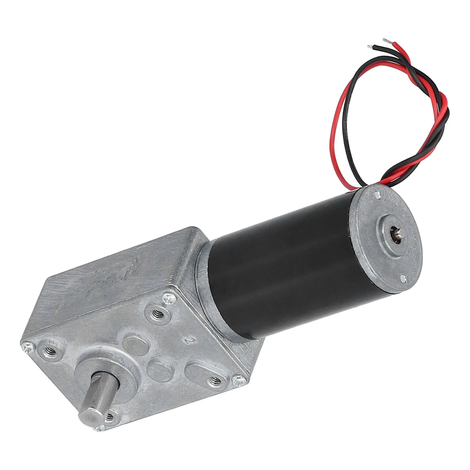 عكسها موتور تروس الذاتي قفل المحرك دودة موتور تروس الذاتي قفل التوربينات الكهربائية يموت يلقي آلة تخفيض الألومنيوم 12 فولت #2