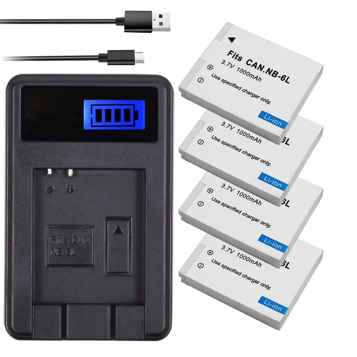 

NB 6L NB6L NB-6L for Canon Power-shot IXUS 310 SX240 SX275 SX280 SX510 SX500 HS 95 D10 D20 D30 1600mAh Batteries