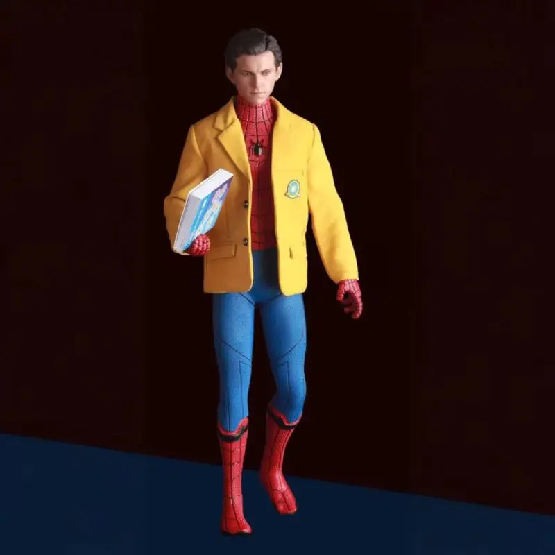 

Spider Man Collectible Action Figure In Stock 12 Inch Tom Holland Suit Model Desktop Decor Boxed Toy For Kids And Marvel Fans