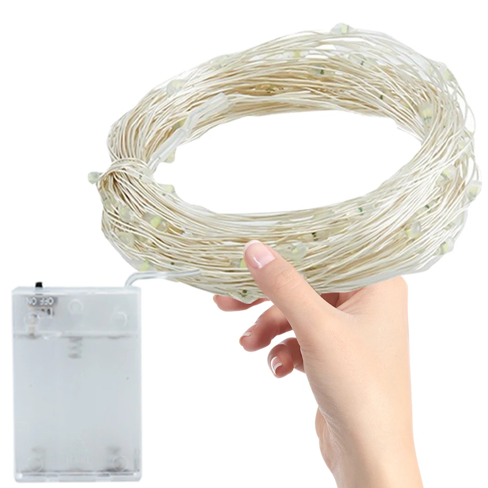 

LED Fairy Lights Battery Operated String Lights 6.6FT 20 LEDs Starry Lights Copper Wire Mason Jar Light for Indoor Outdoor Decor