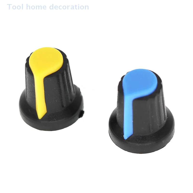 30 ชิ้น 6 สี AG2 Potentiometer ลูกบิดสวิตช์เข้ารหัสหมวก 15X17 มิลลิเมตร WH148 Potentiometer ลูกบิดพลาสติกหมวก