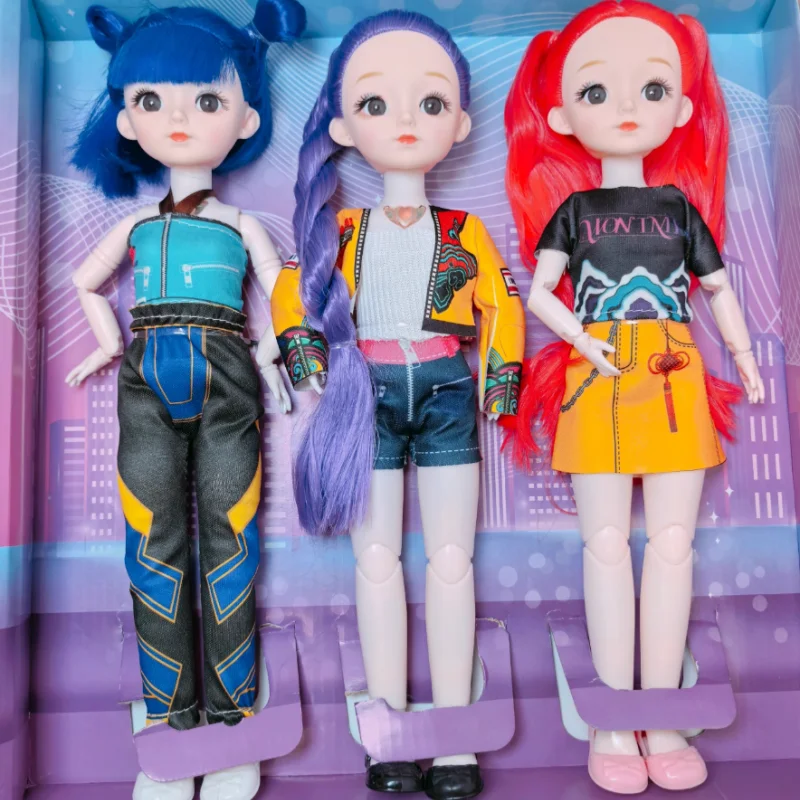 2025 In Voorraad Kpop Demon Hunters Huntr/X Perifere Pop Handgemaakte Meisje Geschenkdoos Kawaii Action Figure Speelgoed