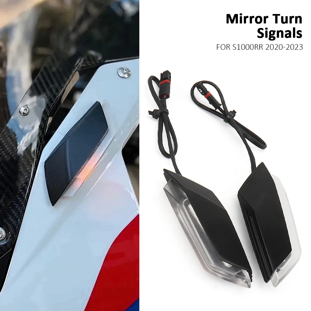 

A pair LED Front Turn Signal Mirrors Indicator Kit Motorcycle For BMW S1000RR S 1000 RR S1000 RR 2020 2021 2022 2023