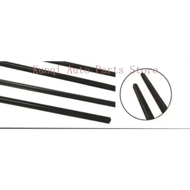 4 Pcs Outside Windows Rubber Seal for Nissan X-Trail T31 2008-2013 Window Glass Weather Strips 80821-1DA0A New High quality