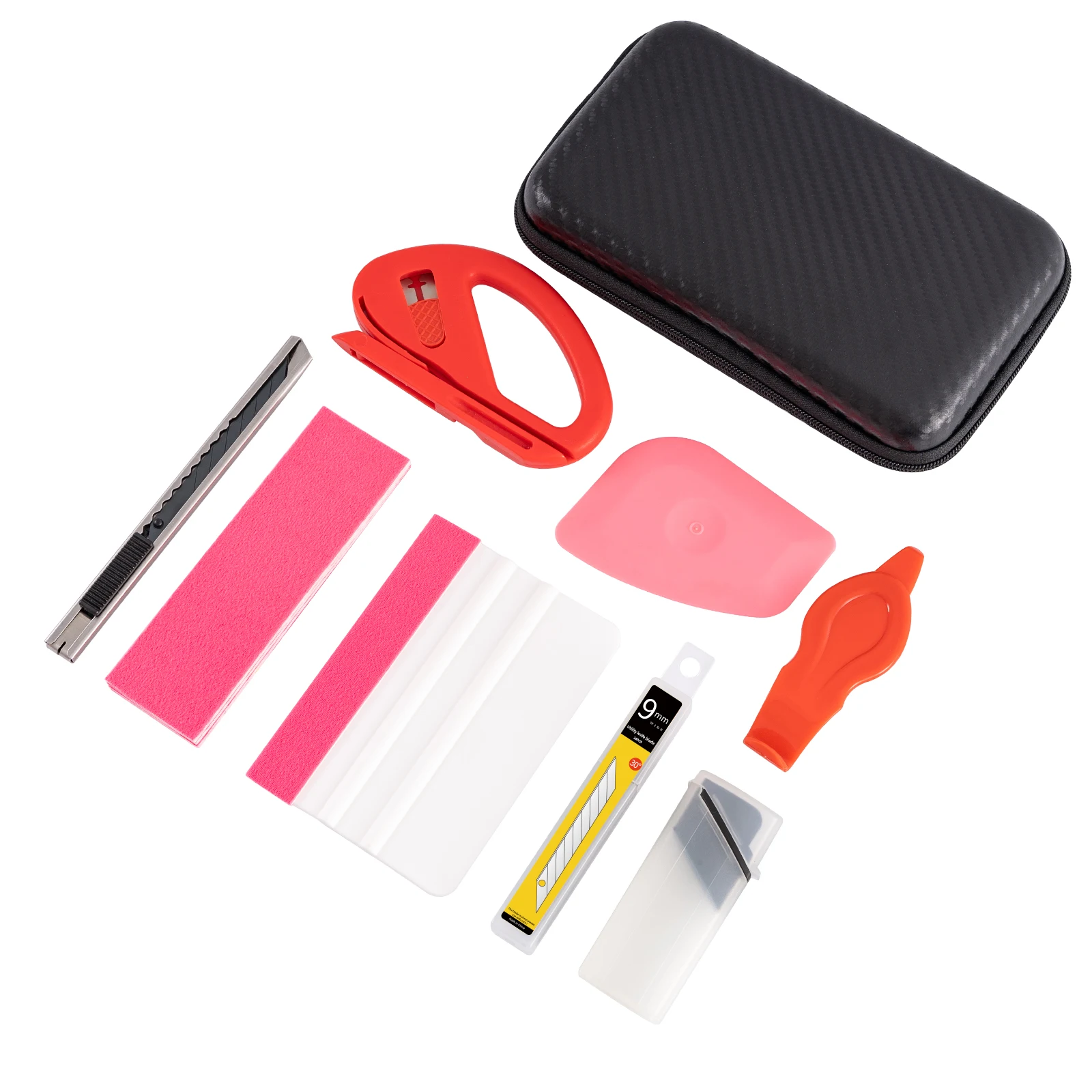 

TPU Squeegee Tool Kit With Storage Box For PPF Vinyl Wrap Window Tint Car Film Application Scraper Set Auto Detailing Supplies