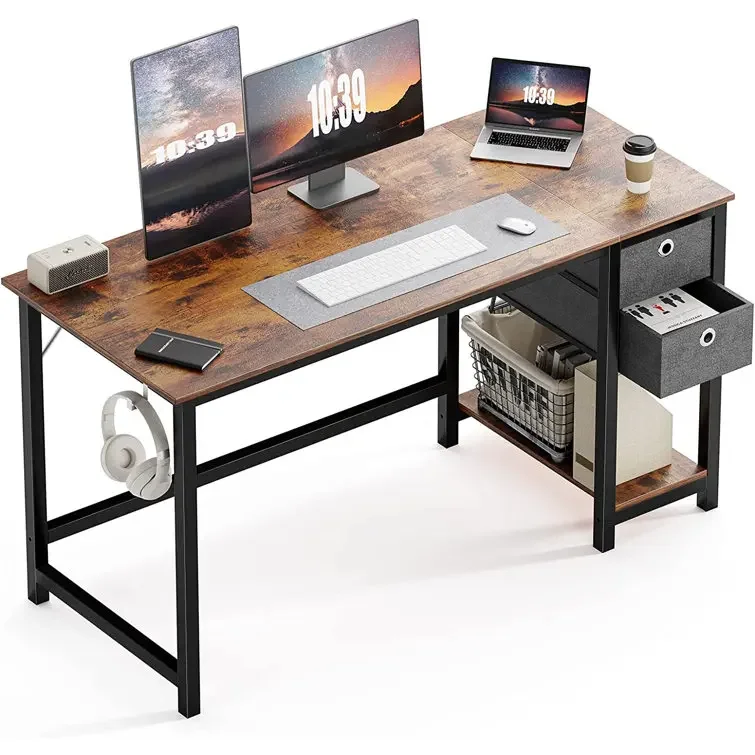 Home Office Desk and Chair Design luxury stone top Work Desk Modern Office Table Furniture