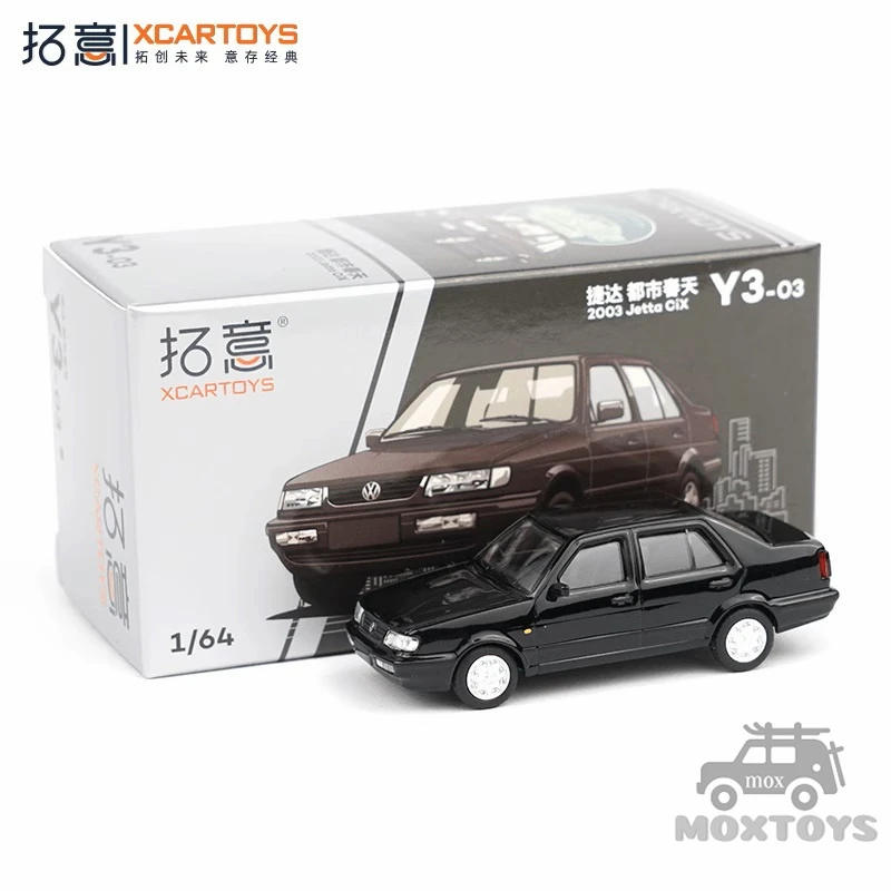 XCARTOYS 1:64 Jetta Urban Spring Black Diecast Model Car