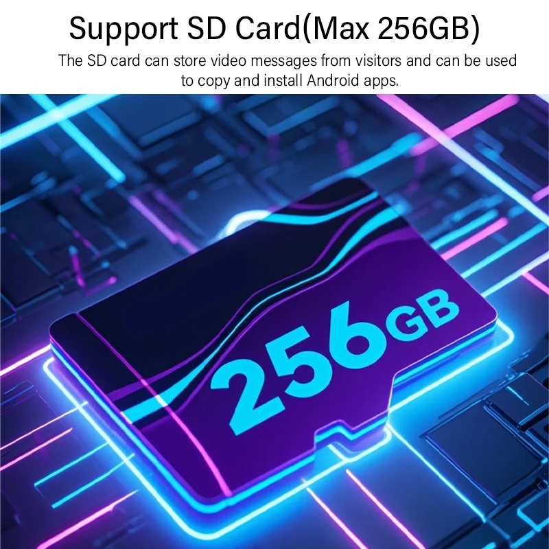 Dahua Original Android IP & Wi-Fi Indoor Monitor 10'' Touch Screen IP Camera Monitor With PoE RS-485 Port MultiLang  VTH5341G-W