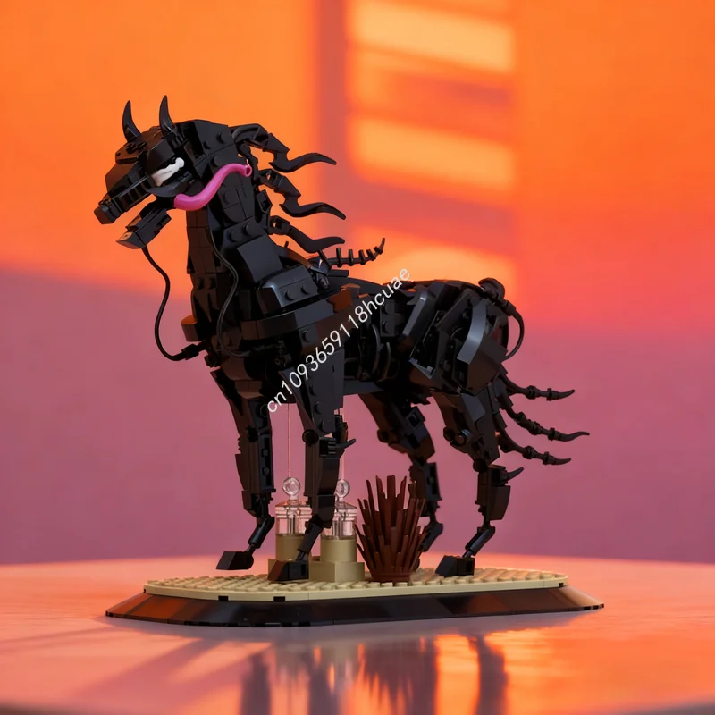 

484pcs MOC Venom HORSE Super Heroes Marvelled Model Building toys blocks DIY creative idea Brick Christmas gifts Kids Birthday