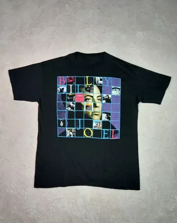 

New Billy Joel Storm Front Tour 1989 1990 T Shirt size S 5XL