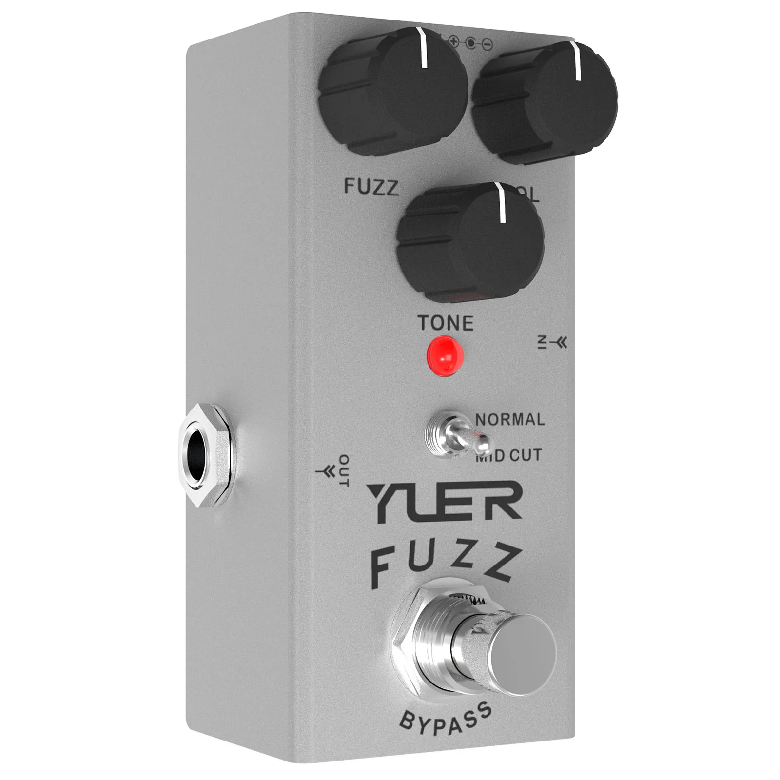 guitar effect pedal FUZZ True Bypass Full Metal Shell Guitar Parts & Accessories Mini Single Type Dc 9V True Bypass