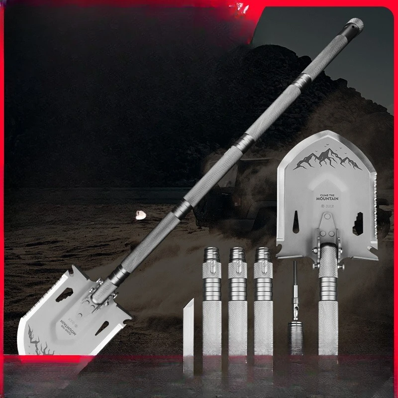 

WE Equipment Library, Multifunctional Engineer Shovel, Outdoor Military Shovel