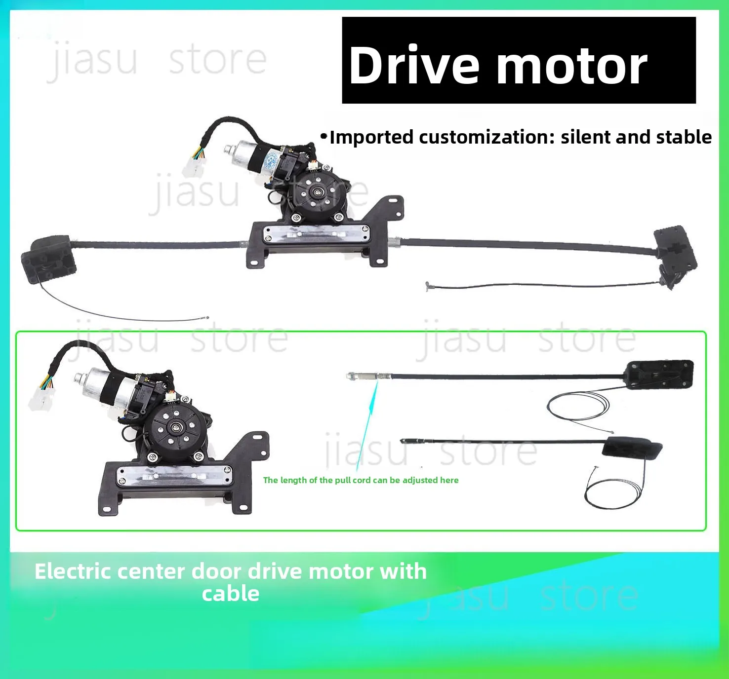 

Electric sliding door drive motor steel wire cable, original sliding rail adjustment pull rope for electric middle door