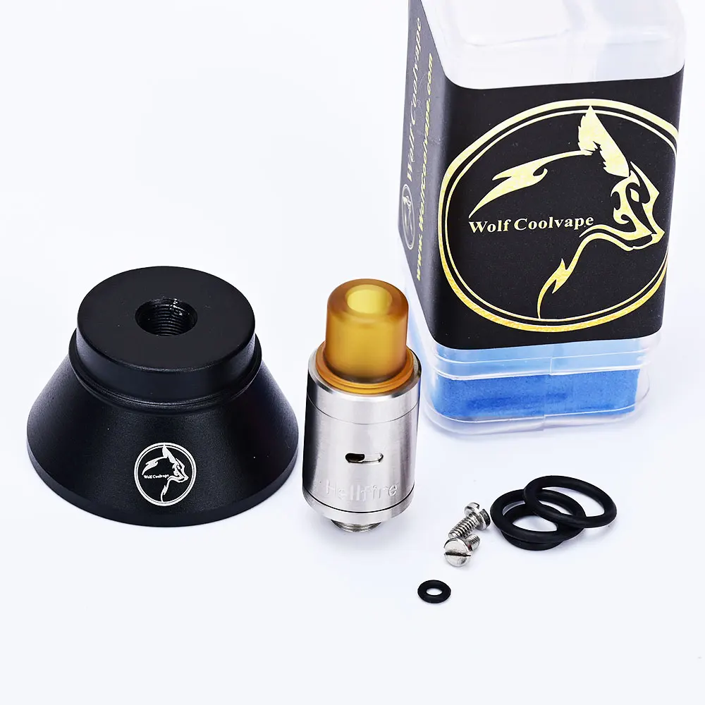 Wolfcoolvape Hellfire Viper V2 Rda Mtl Vape 14Mm Hellfire Rda Bf 316ss Rebuildable Druipende Verstuiver Mtl Vape Rda