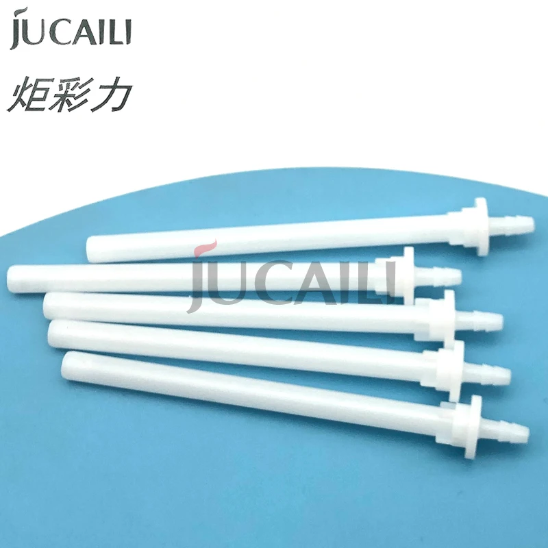 JCL 10pcs 93mm Long Ink Cartridge Hose Connector for Roland Mimaki Eco Solvent Printer 220mL Ink Sub Tank Pipe