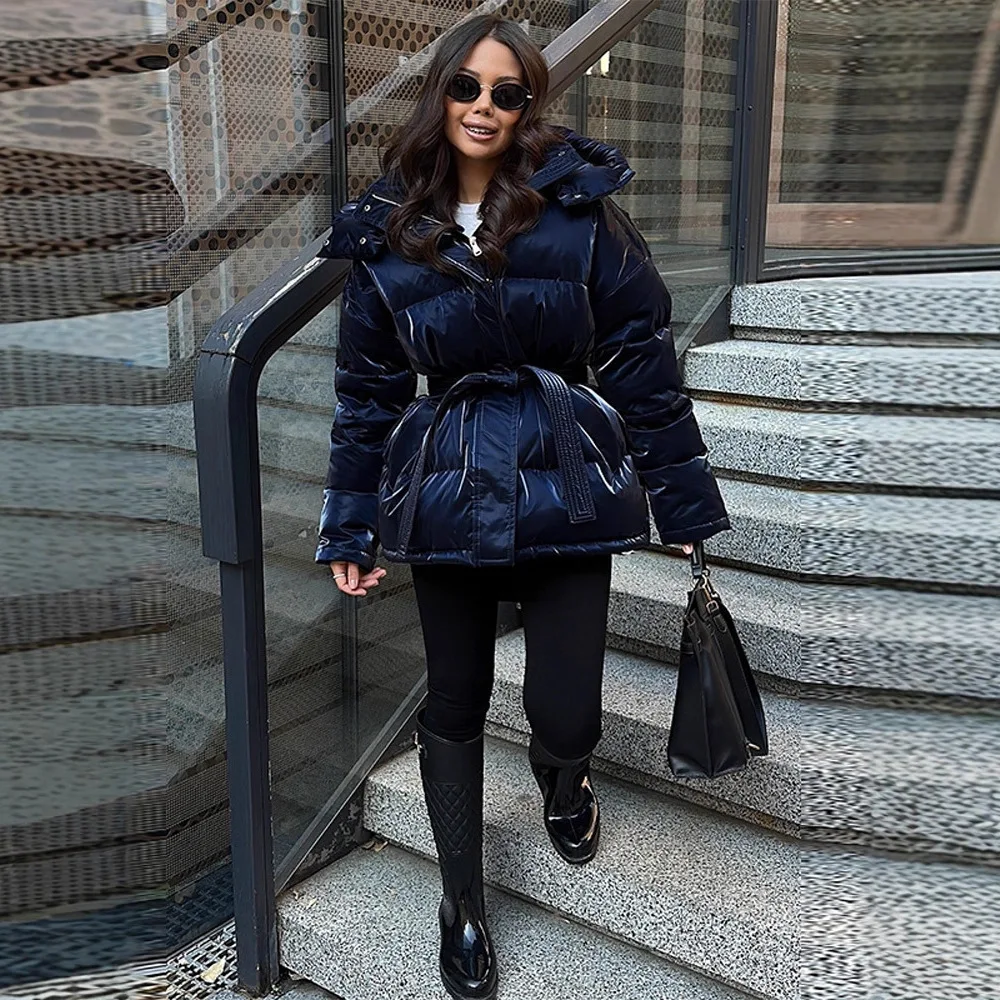 الملابس 25 الخريف الشتاء جديد النمل الخصر أسفل سترة الخصر مقنعين على الوجهين سستة جيوب المألوف تنوعا #3