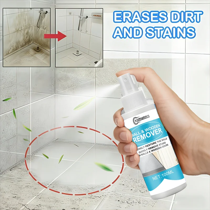 Multi-Purpose Wall Mold Stain Remover And Renovator - Effectively Removes Stubborn Black Marks Restores Home Walls